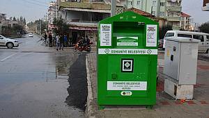 Tekstil atıkları için özel geri dönüşü kutuları