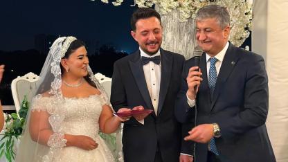 İbrahim Erikan ile Ceren Begeç dünya evine girdi