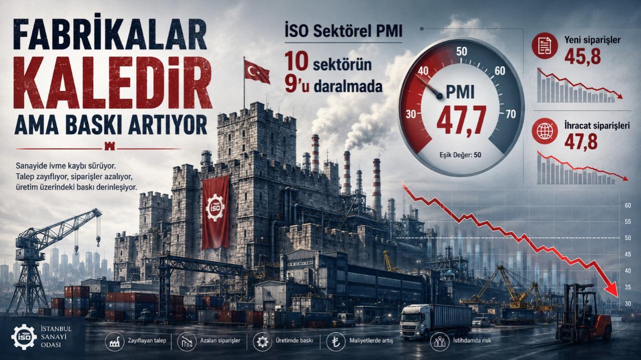 Sanayinin kaleleri yorgun
